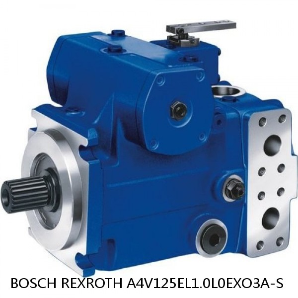 A4V125EL1.0L0EXO3A-S BOSCH REXROTH A4V Variable Pumps