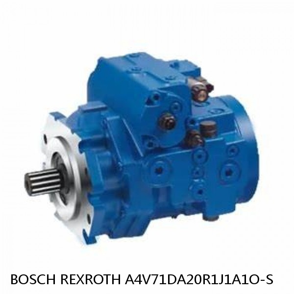 A4V71DA20R1J1A1O-S BOSCH REXROTH A4V Variable Pumps