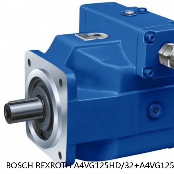 A4VG125HD/32+A4VG125HD/32 BOSCH REXROTH A4VG Variable Displacement Pumps