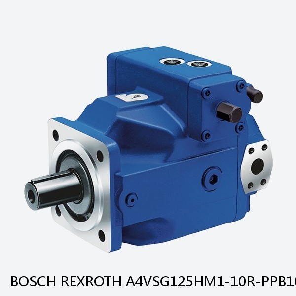 A4VSG125HM1-10R-PPB10H069F-SO468 BOSCH REXROTH A4VSG Axial Piston Variable Pump