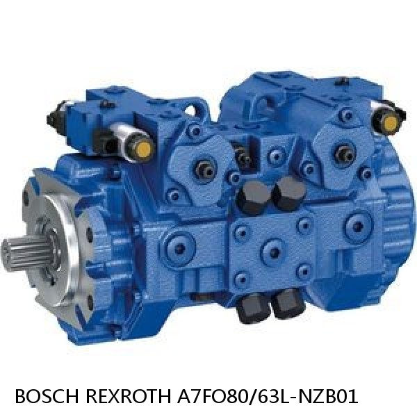 A7FO80/63L-NZB01 BOSCH REXROTH A7FO Axial Piston Motor Fixed Displacement Bent Axis Pump