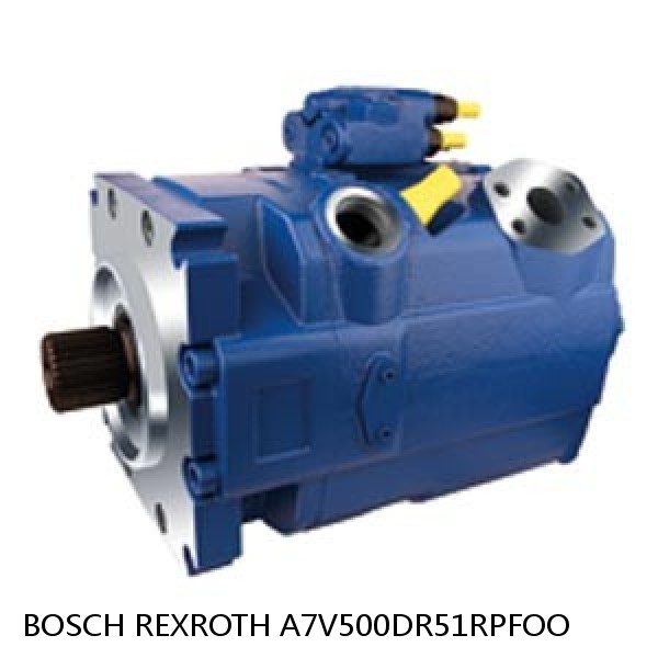 A7V500DR51RPFOO BOSCH REXROTH A7V HYDRAULIC PISTON PUMP