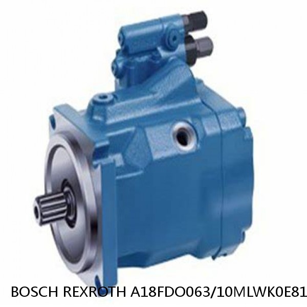 A18FDO063/10MLWK0E81- BOSCH REXROTH A18VO Axial Piston Pump