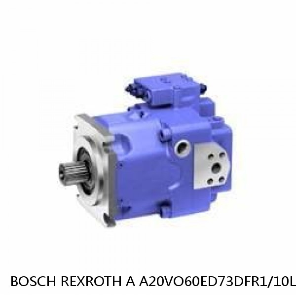 A A20VO60ED73DFR1/10L-VSD24K01P-SO2 BOSCH REXROTH A20VO Hydraulic axial piston pump