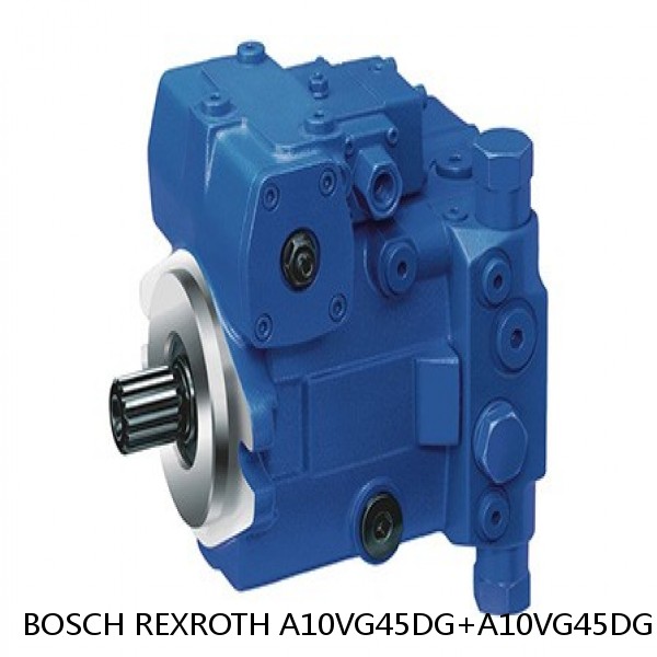 A10VG45DG+A10VG45DG BOSCH REXROTH A10VG Axial piston variable pump