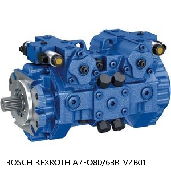 A7FO80/63R-VZB01 BOSCH REXROTH A7FO Axial Piston Motor Fixed Displacement Bent Axis Pump